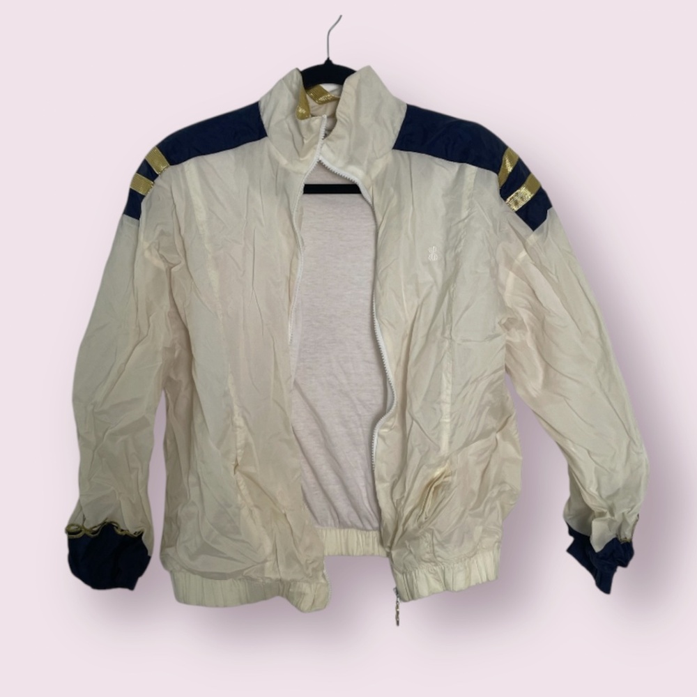 Nautical Vintage Windbreaker Athletic Hipster Hippie Boho Streetwear Jacket Coat